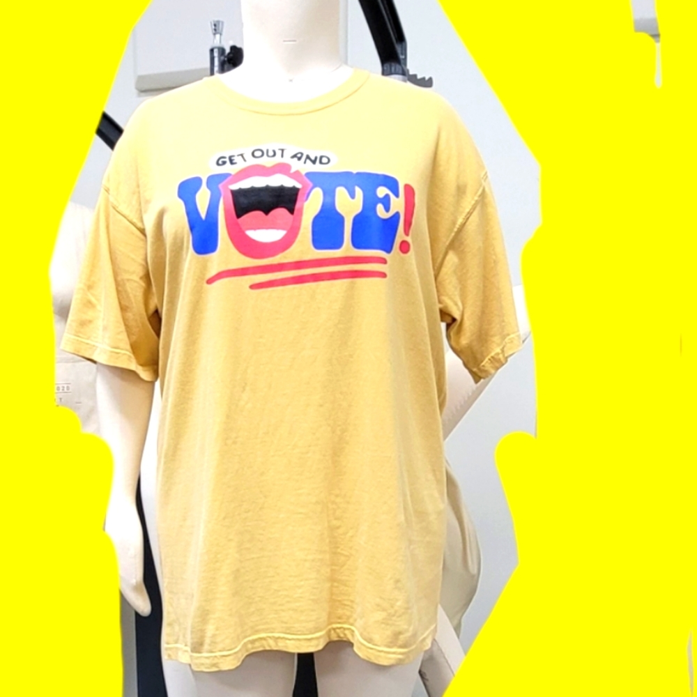 Get out and VOTE tee 🗳 Natural Threads